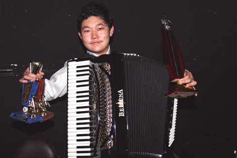 Richard Shee 15 years and under Australian International Piano Accordion Championship winner.