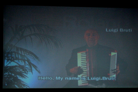 Video featured Luigi Bruti, 