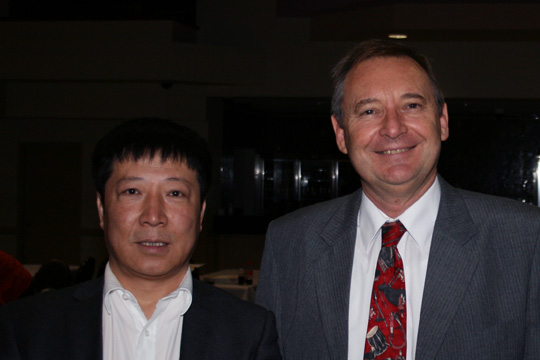 Prof. Wang Hongyu and Harley Jones