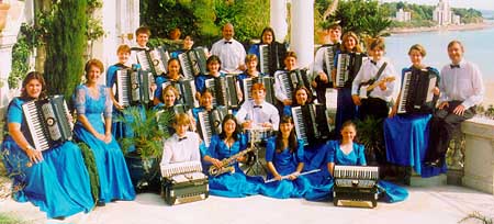Picture of the Air New Zealand Accordion Orchestra