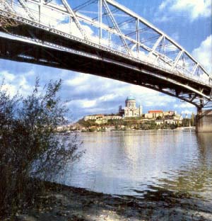 View from Sturovo to Esztergom Accross Danube