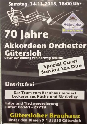 Accordion Orchestra Gütersloh poster