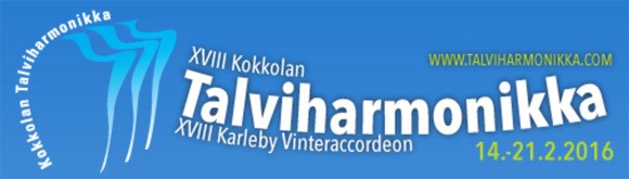 XVIII  Kokkola Winter Accordion Festival logo