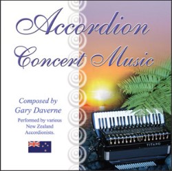 Accordion Concert Music composed by Gary Daverne CD cover