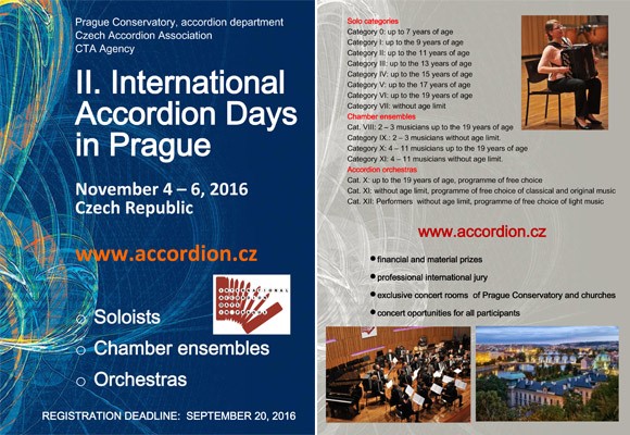 II. International Accordion Days In Prague - Czech Republic