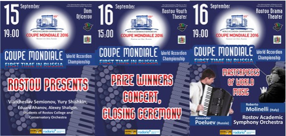Daily Reports, 2016 Coupe Mondiale, Start Sunday 11th September- Russia