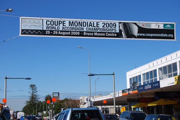 Coupe Mondiale street banner