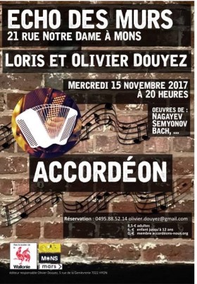 Loris and Olivier Douyez Recital poster