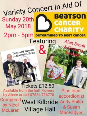 Poster: Accordion Concert for Beatson