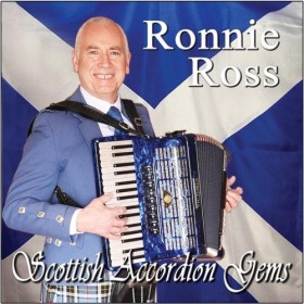 CD cover: Scottish Accordion Gems by Ronnie Ross