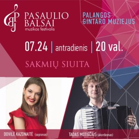 Dovile Kazonaite and Tadas Motiecius Concert poster