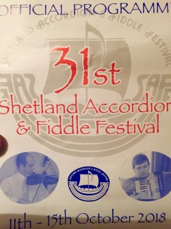 Poster 31st Shetland Accordion & Fiddle Festival