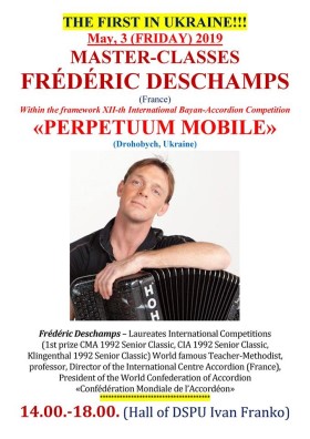 Frédéric Deschamps Masterclass Poster