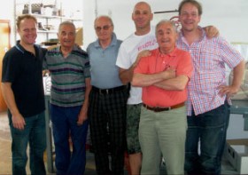 Jeffrey Iacono, Vincenzo Borsini, Giancarlo Borsini, Carlo Borsini, Amerigo Borsini and Henning Schober