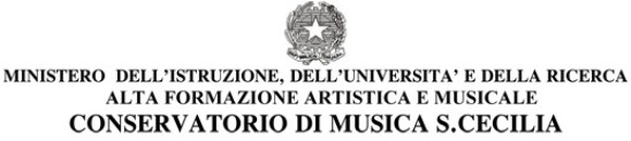 Conservatory of Music of Santa Cecilia logo