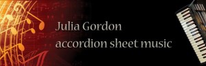 Julia Gordon accordion sheet music