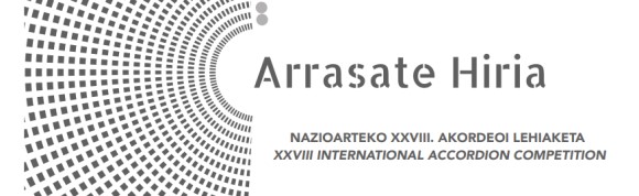 XXVIII “Arrasate Hiria” International Accordion Competition logo
