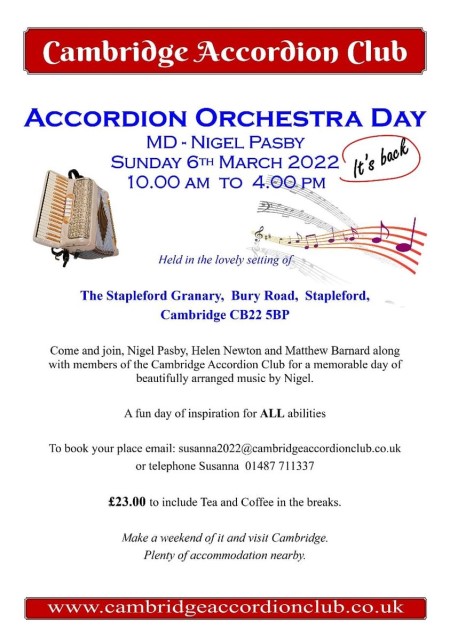 CAC orchestra day poster