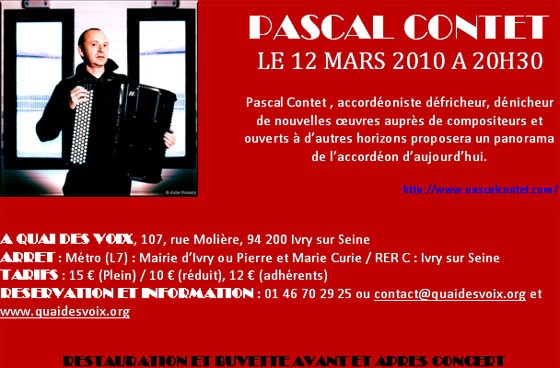 Pascal Contet poster