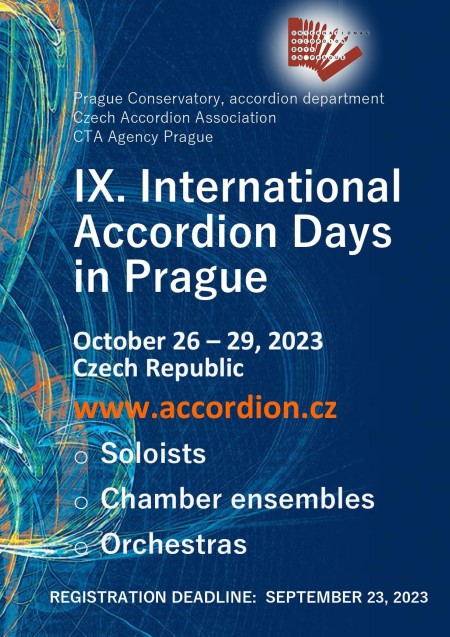 Comp poster 2023 IX International Accordion Days in Prague