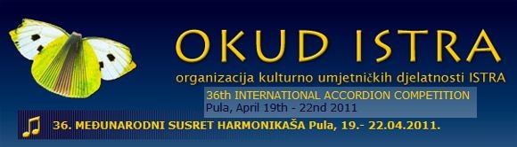 36th International Accordion Competition, Pula - Croatia