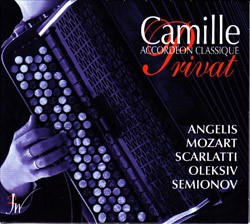 Camille Privat Accordeon Classique CD front cover