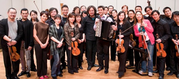 Bruno Maurice with National Symphonic Orchestra of Taiwan (NSO) players