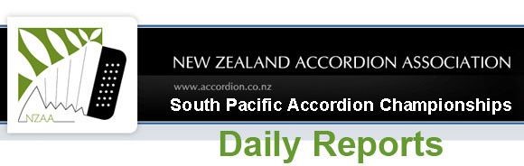 South Pacific Accordion Championships logo - New Zealand