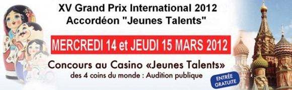 XVème Grand Prix International Accordeon 2012 Montrond les Bains