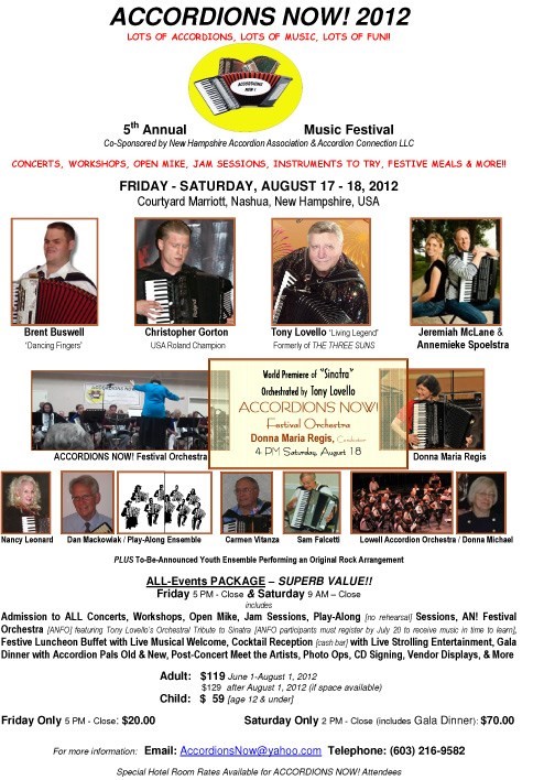 Accordions Now!! 2012 Poster