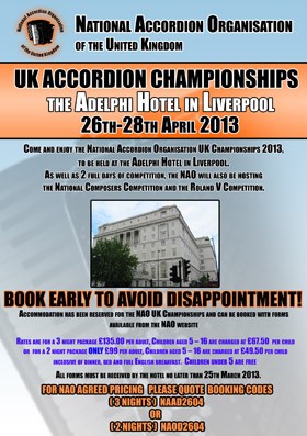 NAO UK Championships poster