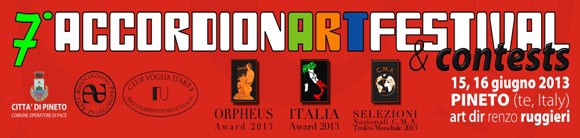 7th Accordion Art Festival and Contests, Pineto