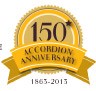 150 Accordion Anniversary logo