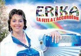 Belgian accordionist Erika