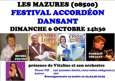 Festival Accordion Dance, Les Mazures poster