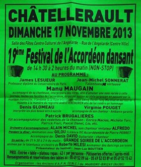 19th Festival de l’Accordeon poster