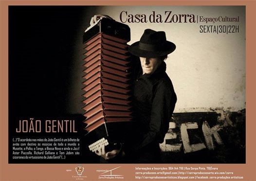 Joâo Gentil Concerts poster