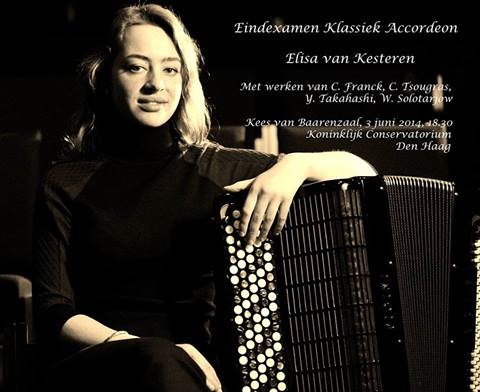 Elisa van Kesteran Concert poster