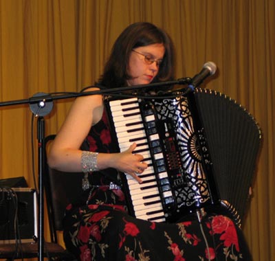 Bernadette on stage