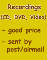Recordings (CD, DVD, Video)