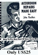 The Ins and Outs of The Accordion, Accordion Repairs Made Easy, Vintage Accordions - Rob Howard Volume 5, Accordion: A Pictorial History -Rob Howard Book Volume 6